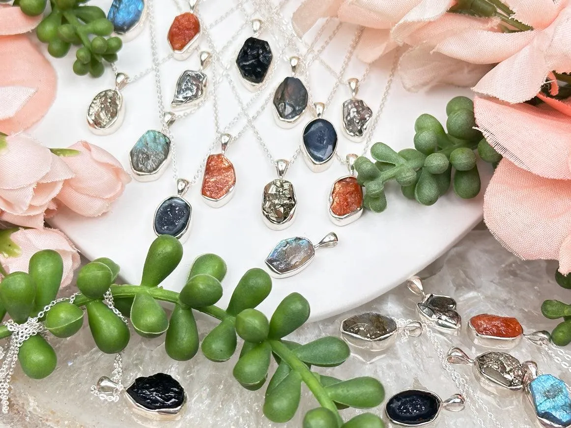 925 Silver Stone Necklaces