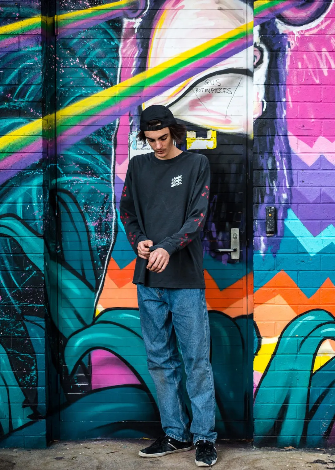 Afends Mens Pentagram - Long Sleeve Tee