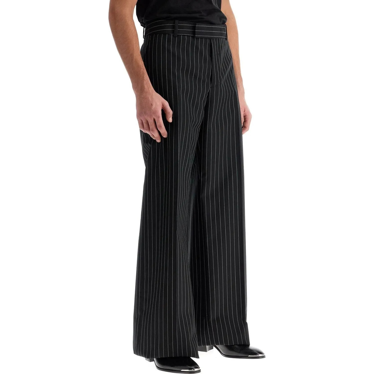 Alexander Mcqueen low-waisted pinstripe