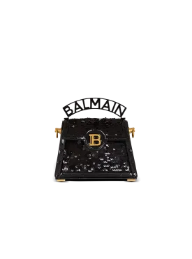 B-Buzz Dynasty Small bag in leather and sequins