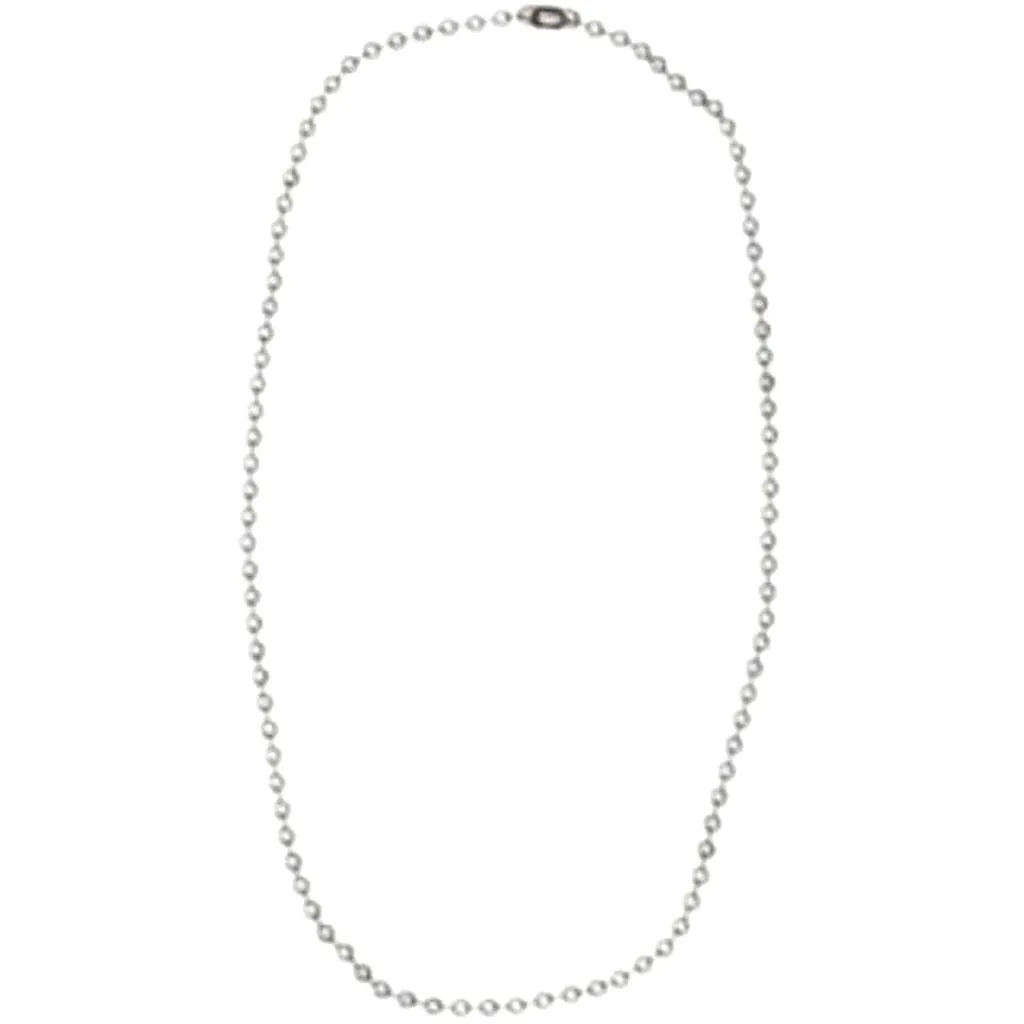 Ball Chain Necklaces Antique Silver