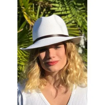 BORSALINO HAT | White