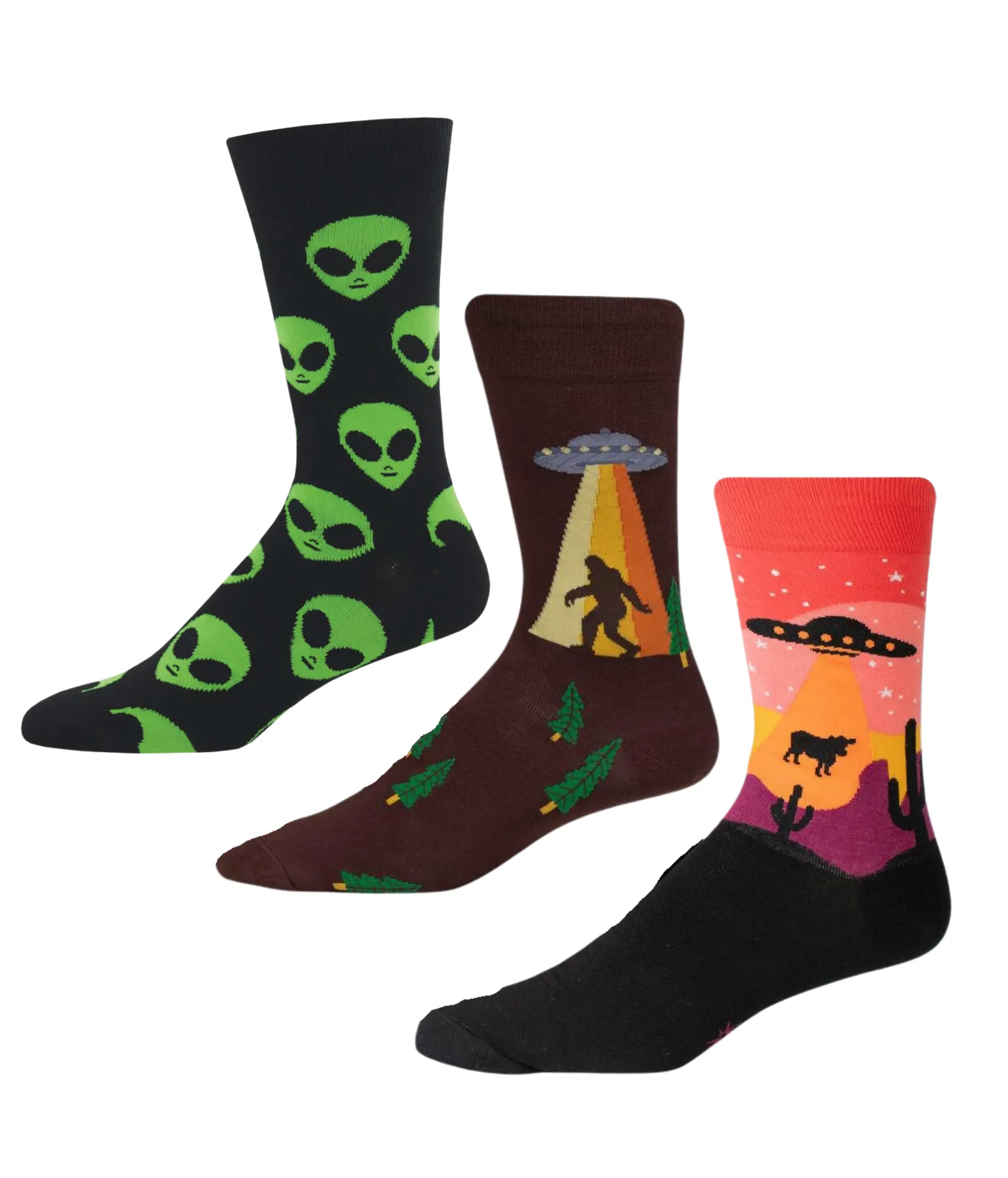 Bundle 3 Pairs of Men's Socks - We are not alone