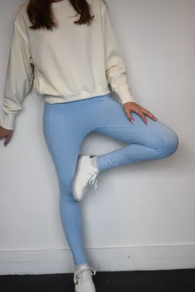 Butter Soft Pocket Leggings-Blue