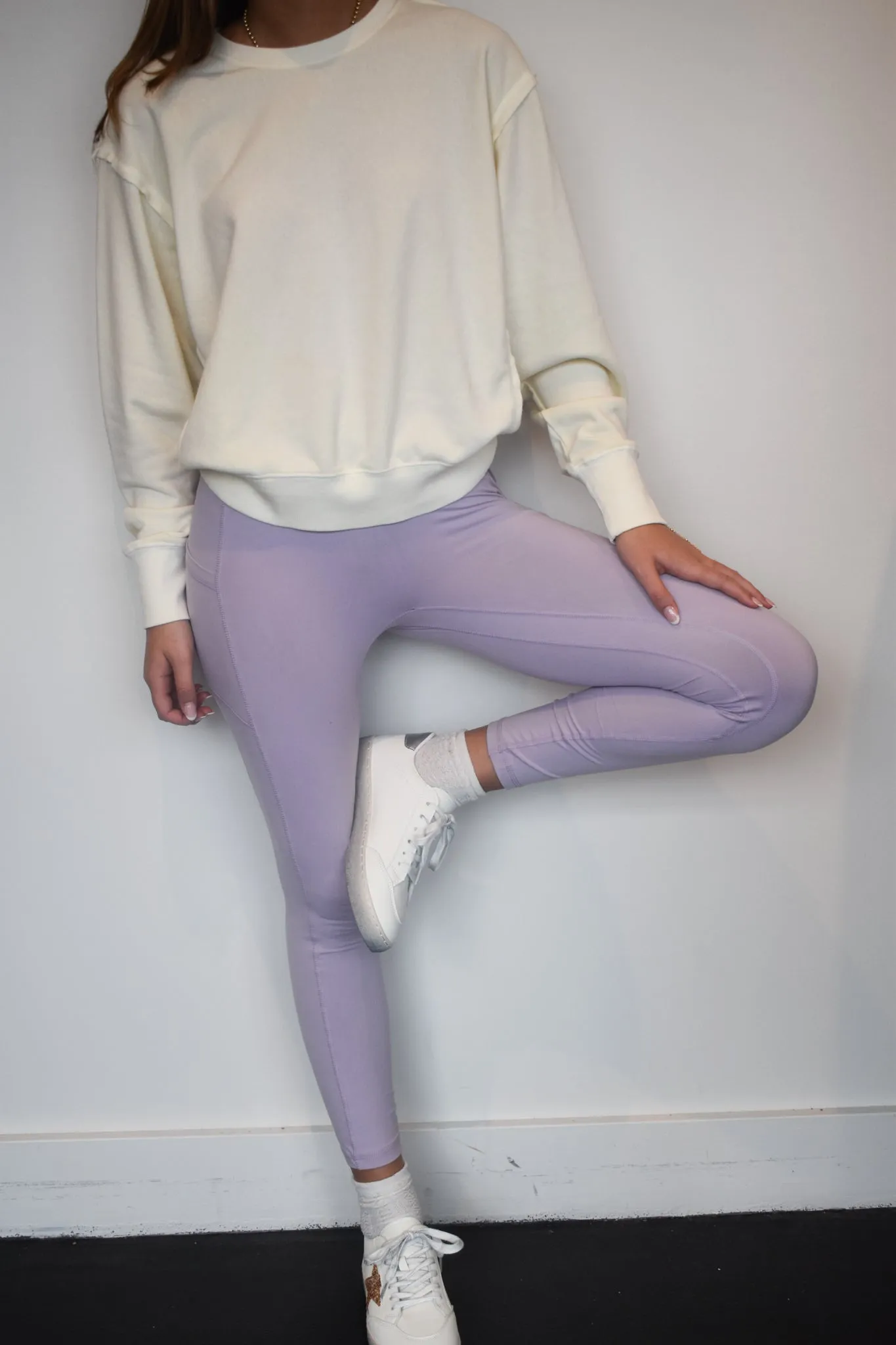 Butter Soft Pocket Leggings- Lavender