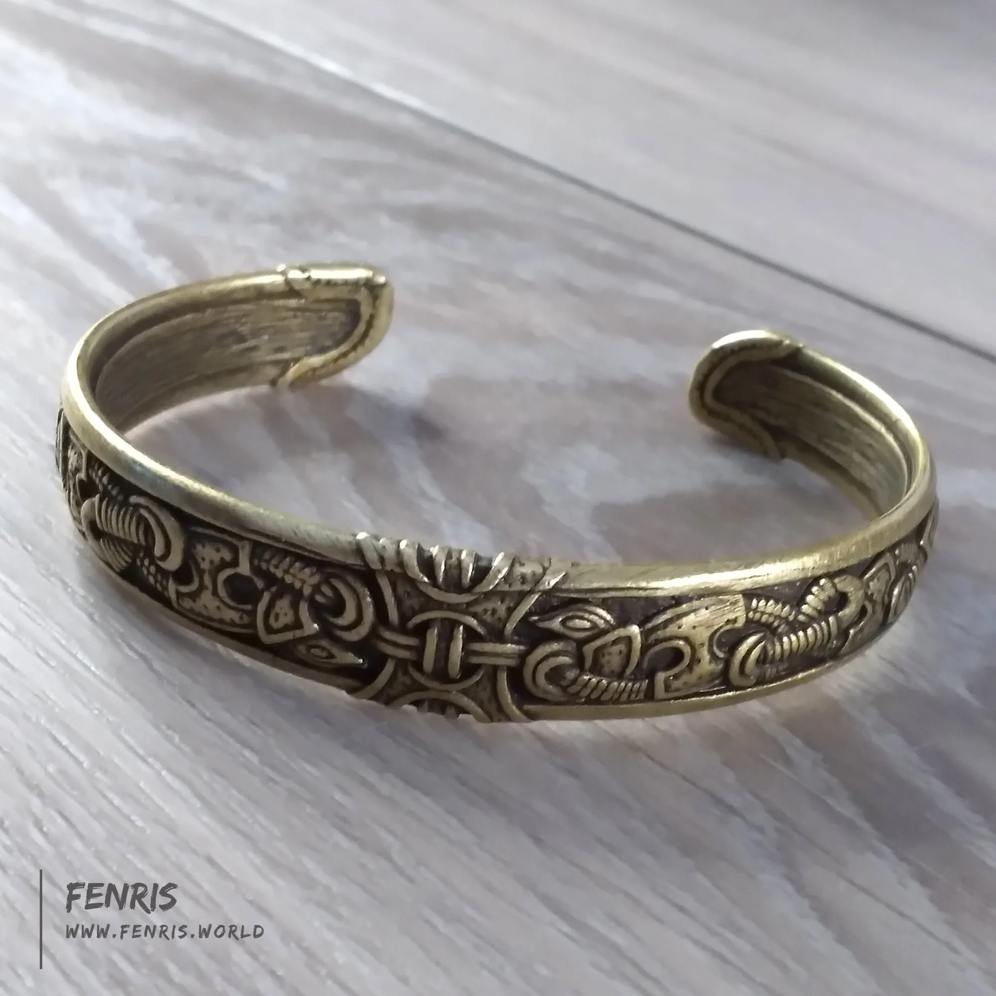 Celtic Bracelet Bronze Knot Work Viking Style