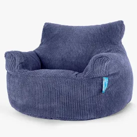 Children's Armchair Bean Bag 3-8 yr - Pom Pom Purple