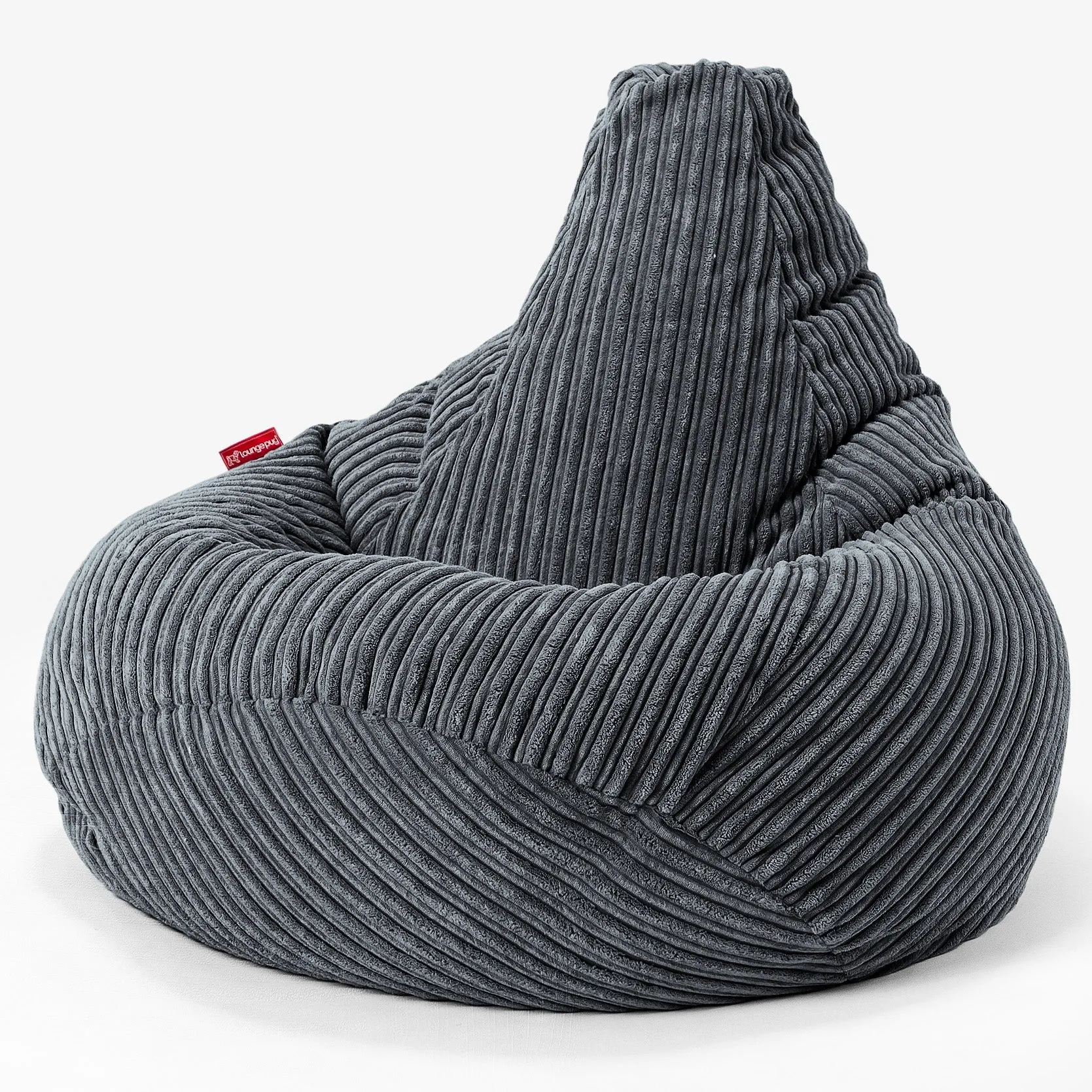 Children's Gaming Bean Bag Chair 6-14 yr - Cord Slate Grey