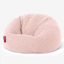 Classic Kids Bean Bag Chair 1-5 yr - Ellos Knitted Baby Pink