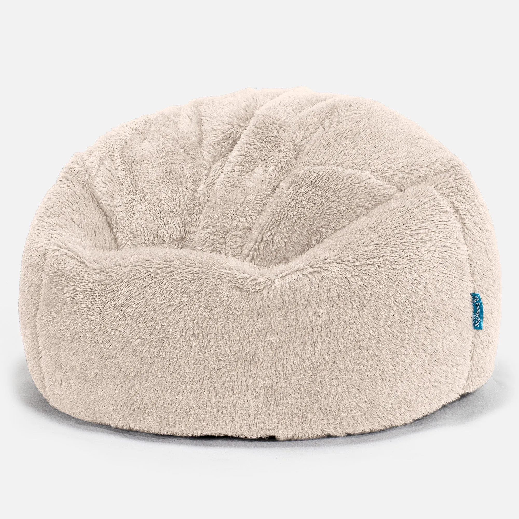 Classic Kids Bean Bag Chair 1-5 yr - Teddy Faux Fur Cream