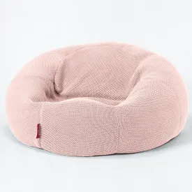 Classic Sofa Bean Bag - Ellos Knitted Baby Pink