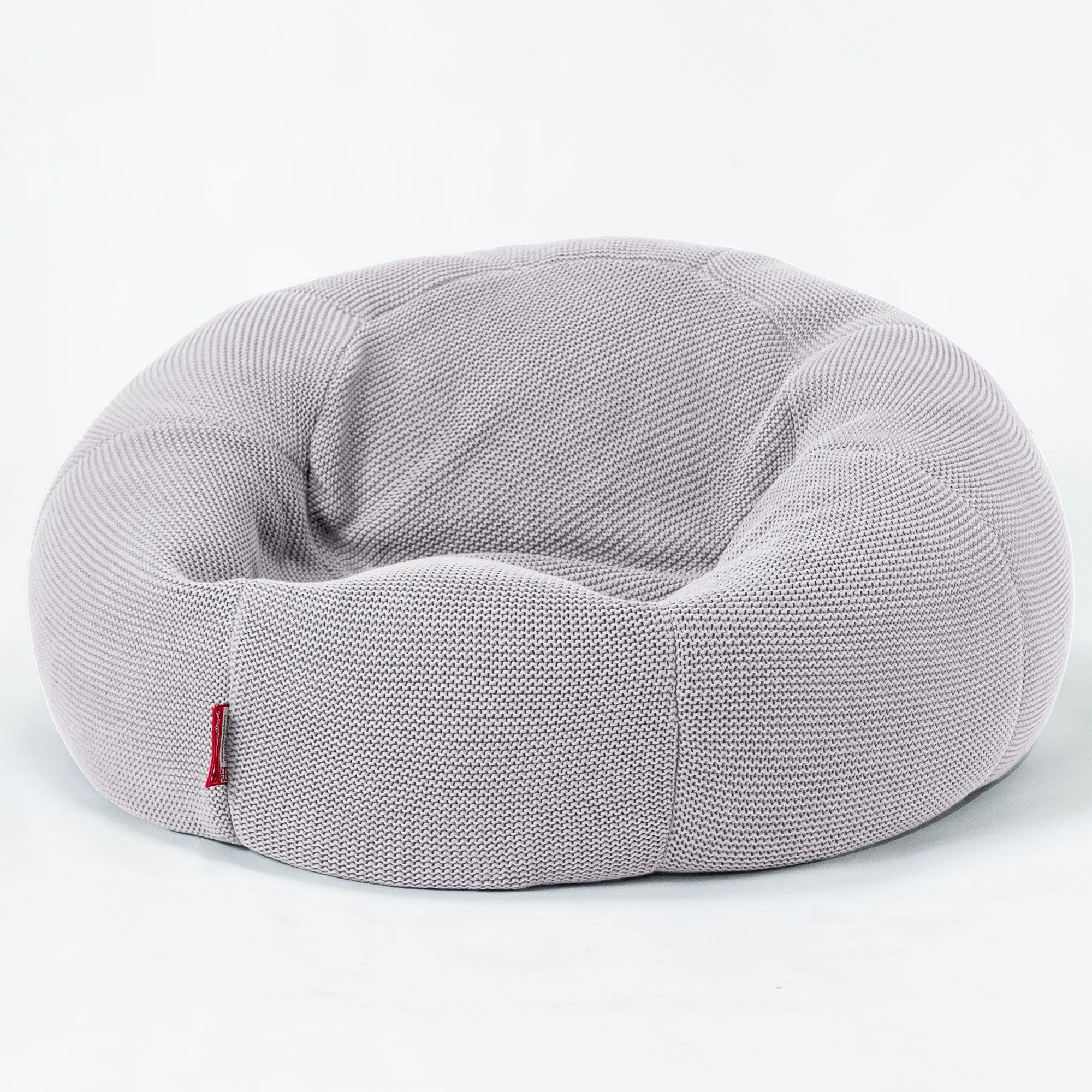 Classic Sofa Bean Bag - Ellos Knitted Light Grey