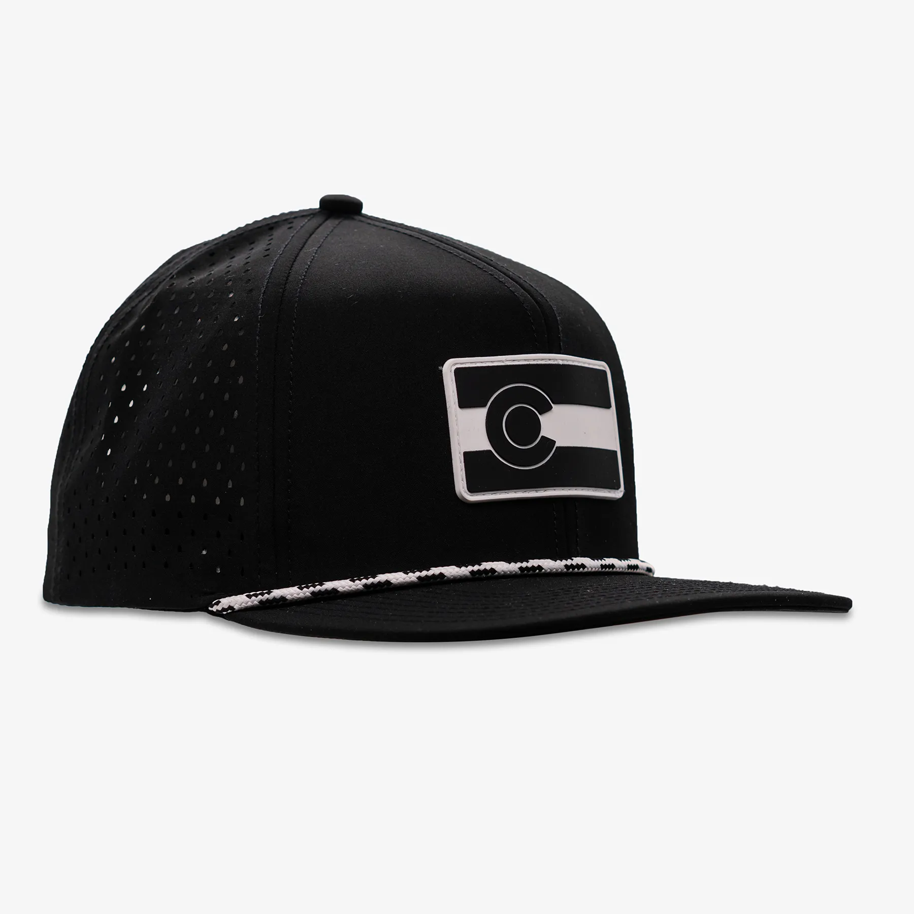 Colorado Flag Flatbill Waterproof Snapback Hat