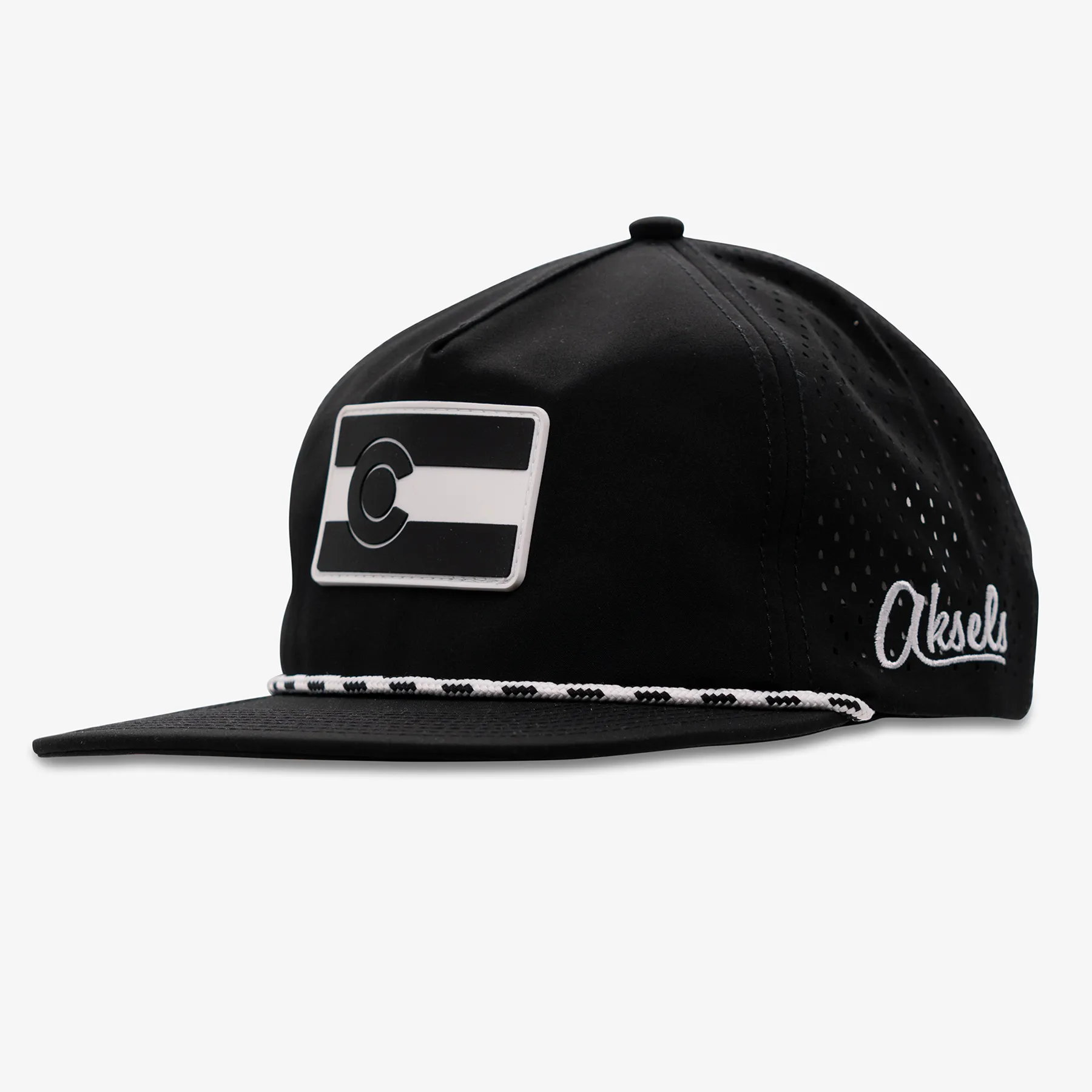 Colorado Flag Unstructured Flatbill Waterproof Snapback Hat