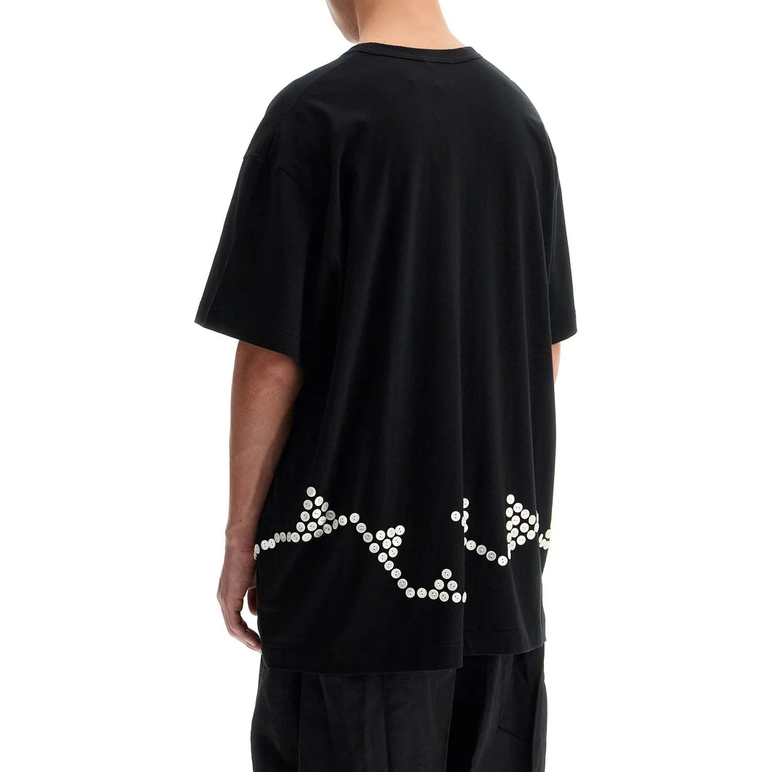 Comme Des Garcons Homme Plus embroidered button-up t