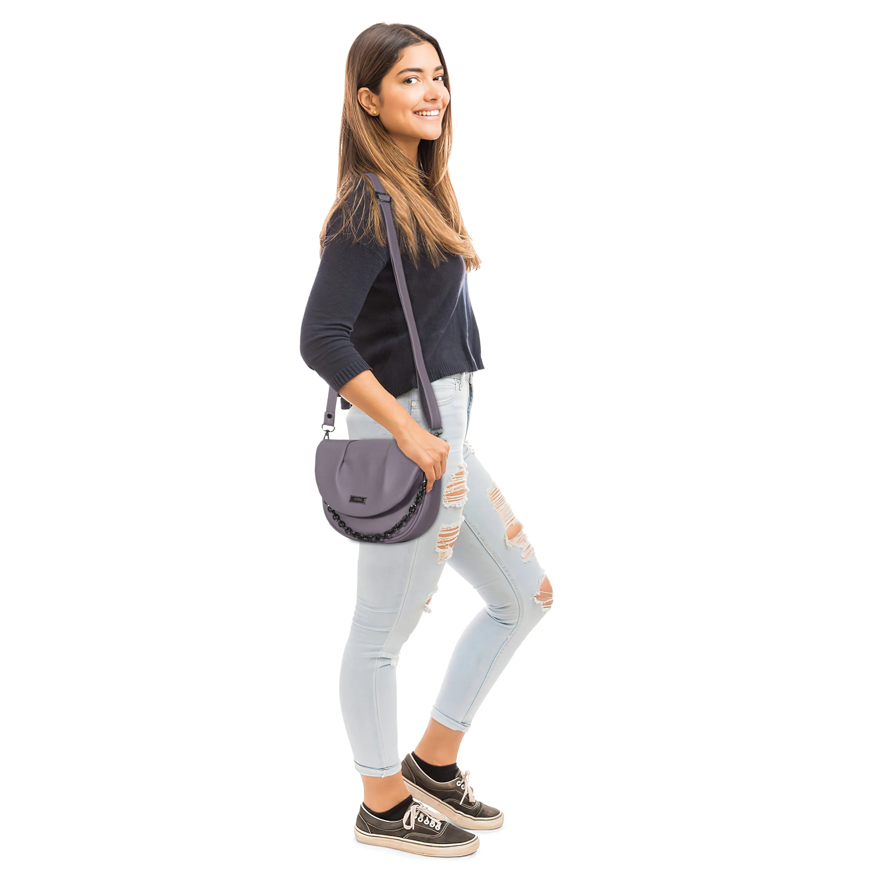 Corba Women Sling Bag Stone Grey