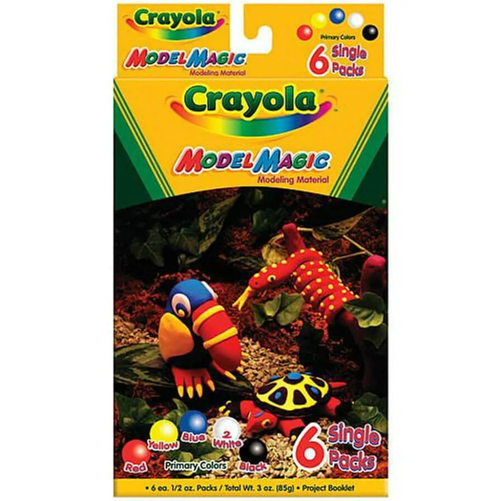 Crayola Model Magic Primary 0.5oz 6/Pkg