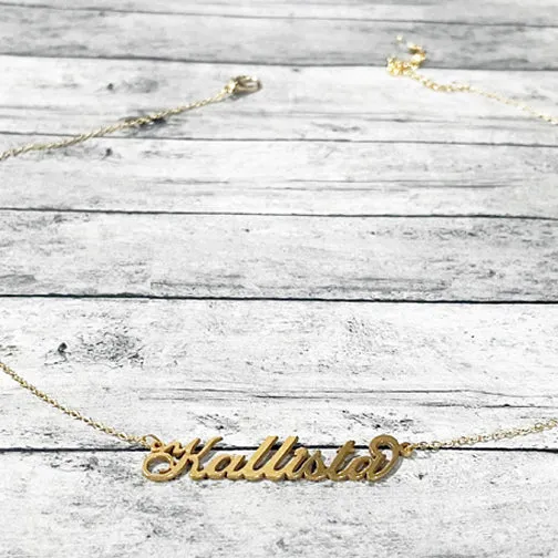 Custom Script Name Necklace (ROSE GOLD, GOLD, OR SILVER)