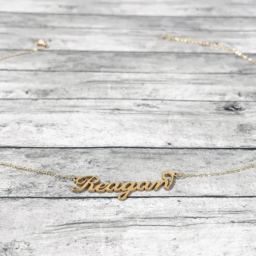 Custom Script Name Necklace (ROSE GOLD, GOLD, OR SILVER)