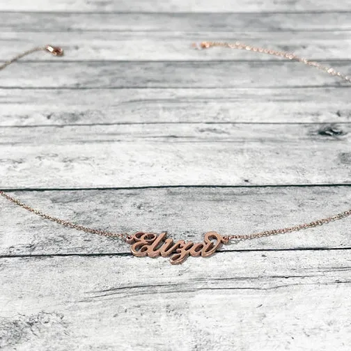 Custom Script Name Necklace (ROSE GOLD, GOLD, OR SILVER)