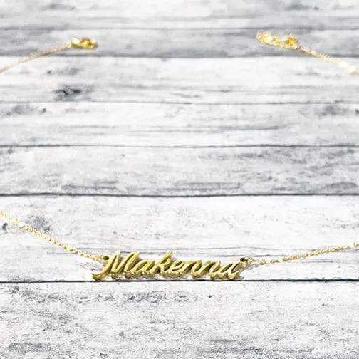 Custom Script Name Necklace (ROSE GOLD, GOLD, OR SILVER)