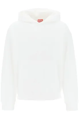 Diesel 's-macs-hood-megoval' hoodie with logo embroidery