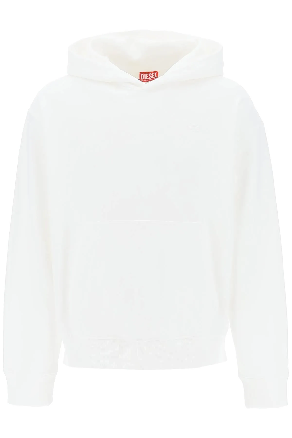 Diesel 's-macs-hood-megoval' hoodie with logo embroidery