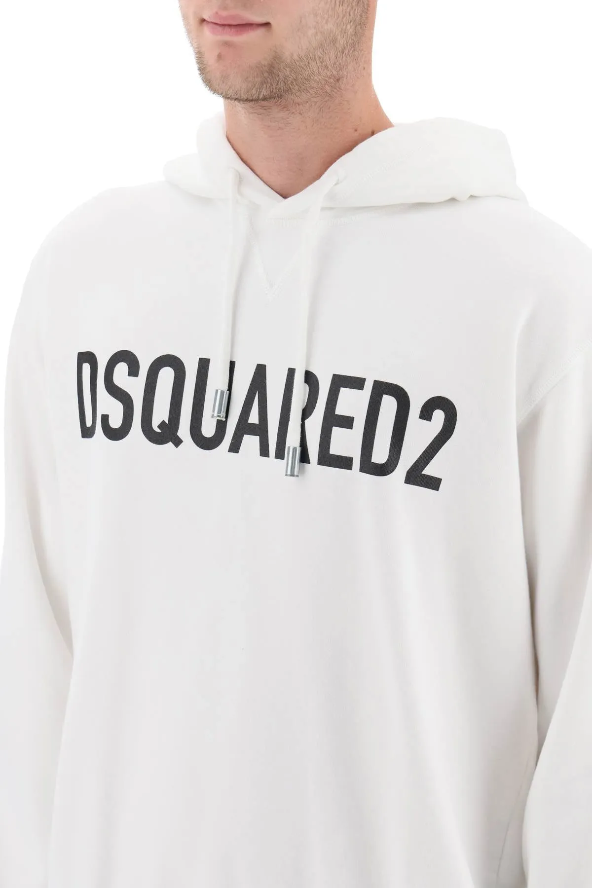 Dsquared2 logo print hoodie