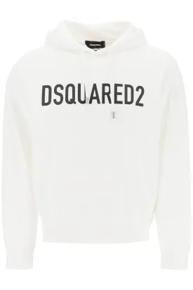 Dsquared2 logo print hoodie