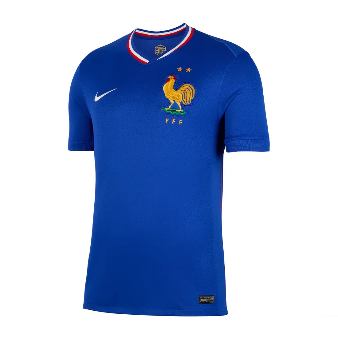 France FFF 2024/25 Stadium Home Men's Nike Dri FIT Soccer Replica Jersey