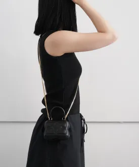 GANNI Nano Butterfly Crossbody Bag "BLACK"