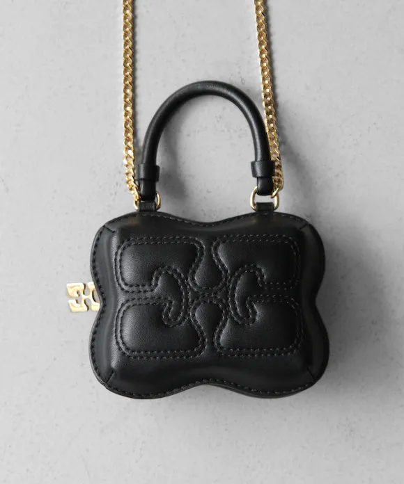 GANNI Nano Butterfly Crossbody Bag "BLACK"