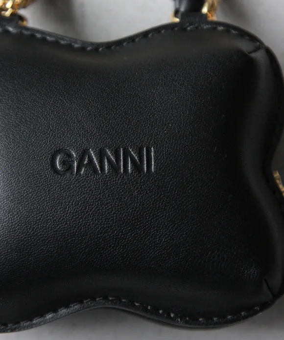 GANNI Nano Butterfly Crossbody Bag "BLACK"