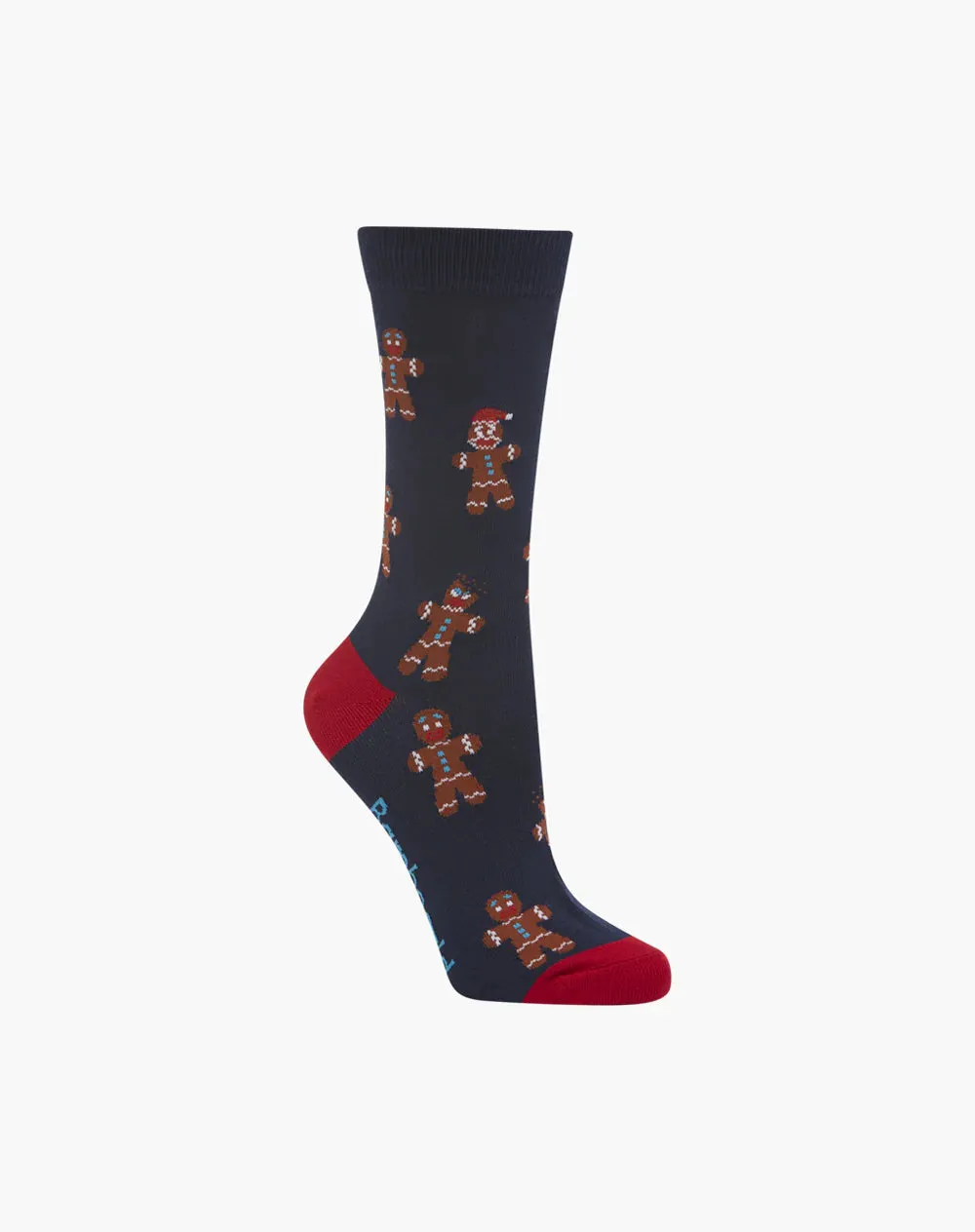 Gingerbread Man Women's Bamboo Crew Socks