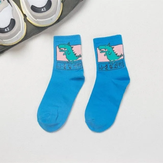 Japanese Dino Socks