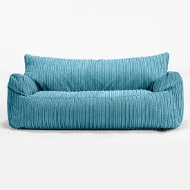 Josephine Childrens Sofa Bean Bag 1-5 yr - Cord Aegean Blue