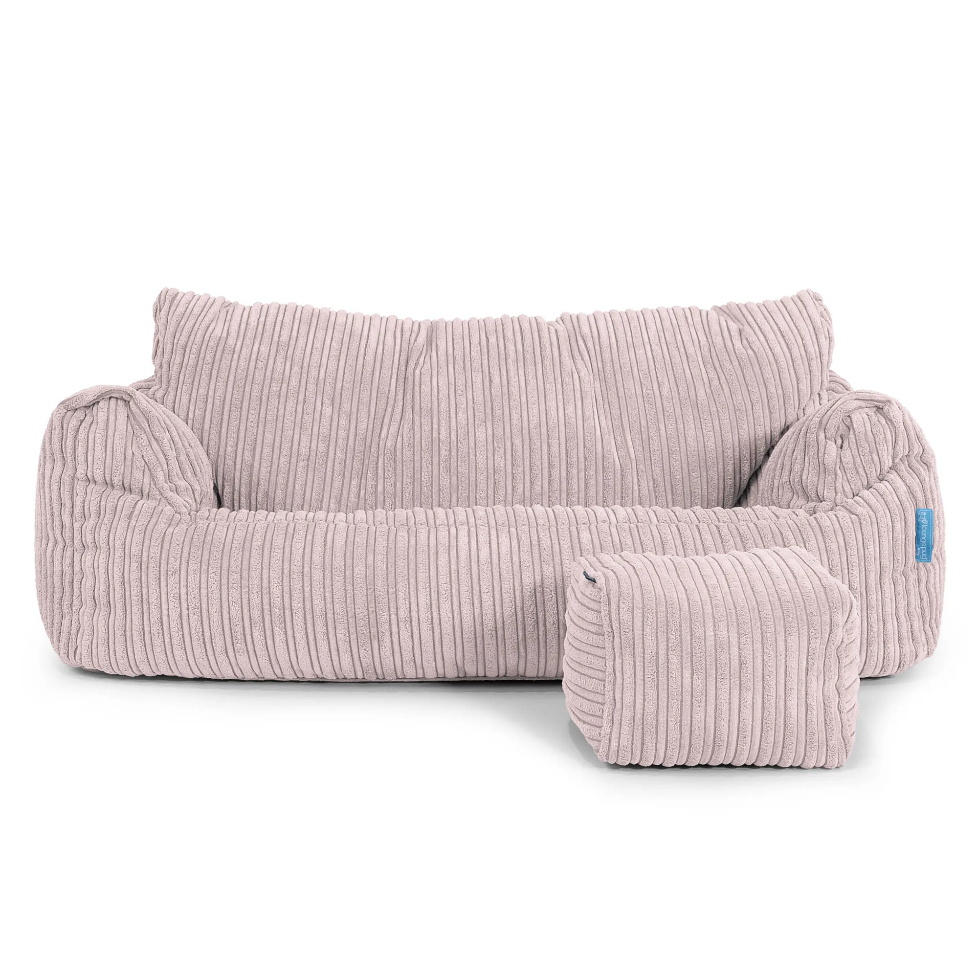 Josephine Childrens Sofa Bean Bag 1-5 yr - Cord Blush Pink