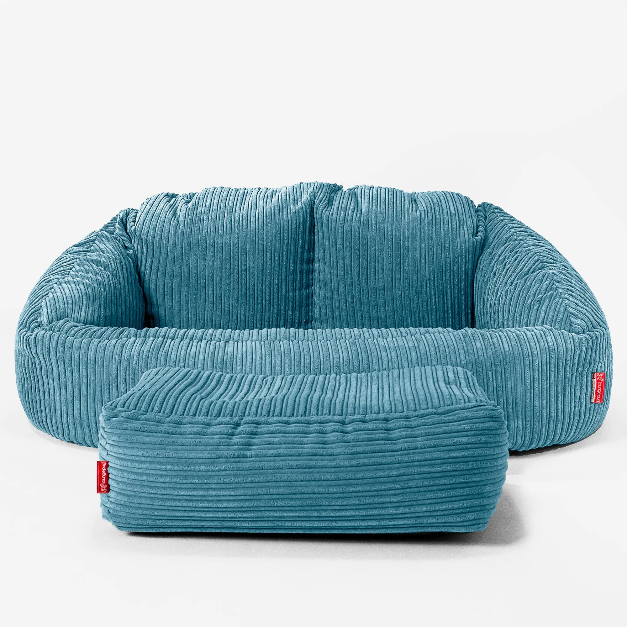 Kids Giant Bubble Sofa 3-14 yr - Cord Aegean Blue