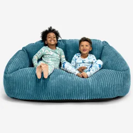 Kids Giant Bubble Sofa 3-14 yr - Cord Aegean Blue