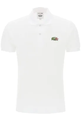 Lacoste netflix stranger things polo shirt in organic cotton classic fit