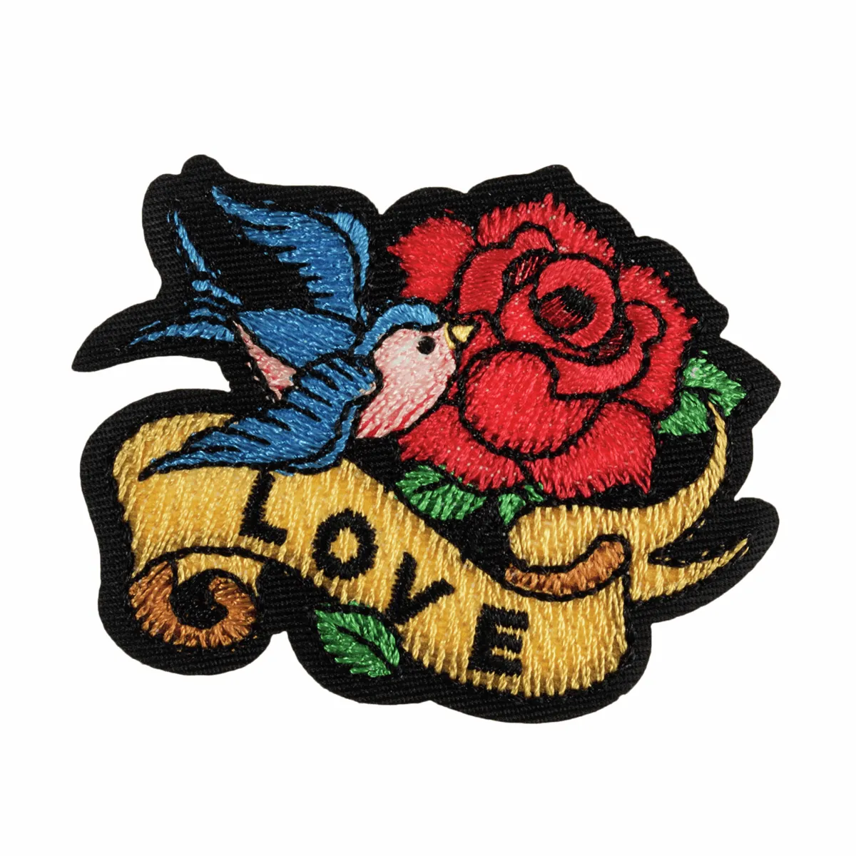 Love Tattoo - Iron -On & Sew-On Patch