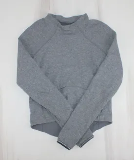 LULULEMON ATHLETIC GREY PULLOVER LADIES SIZE 4 PRE-LOVED