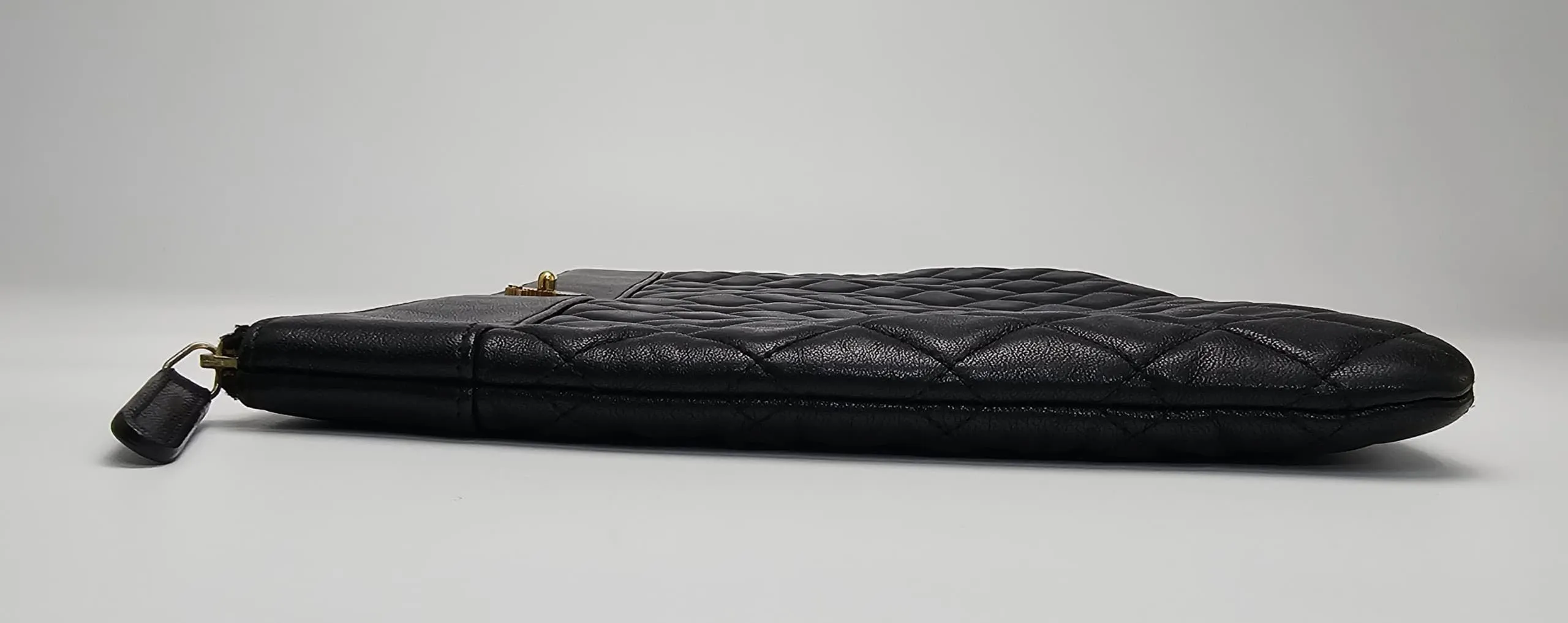 Mademoiselle Lambskin Large Ocase Black