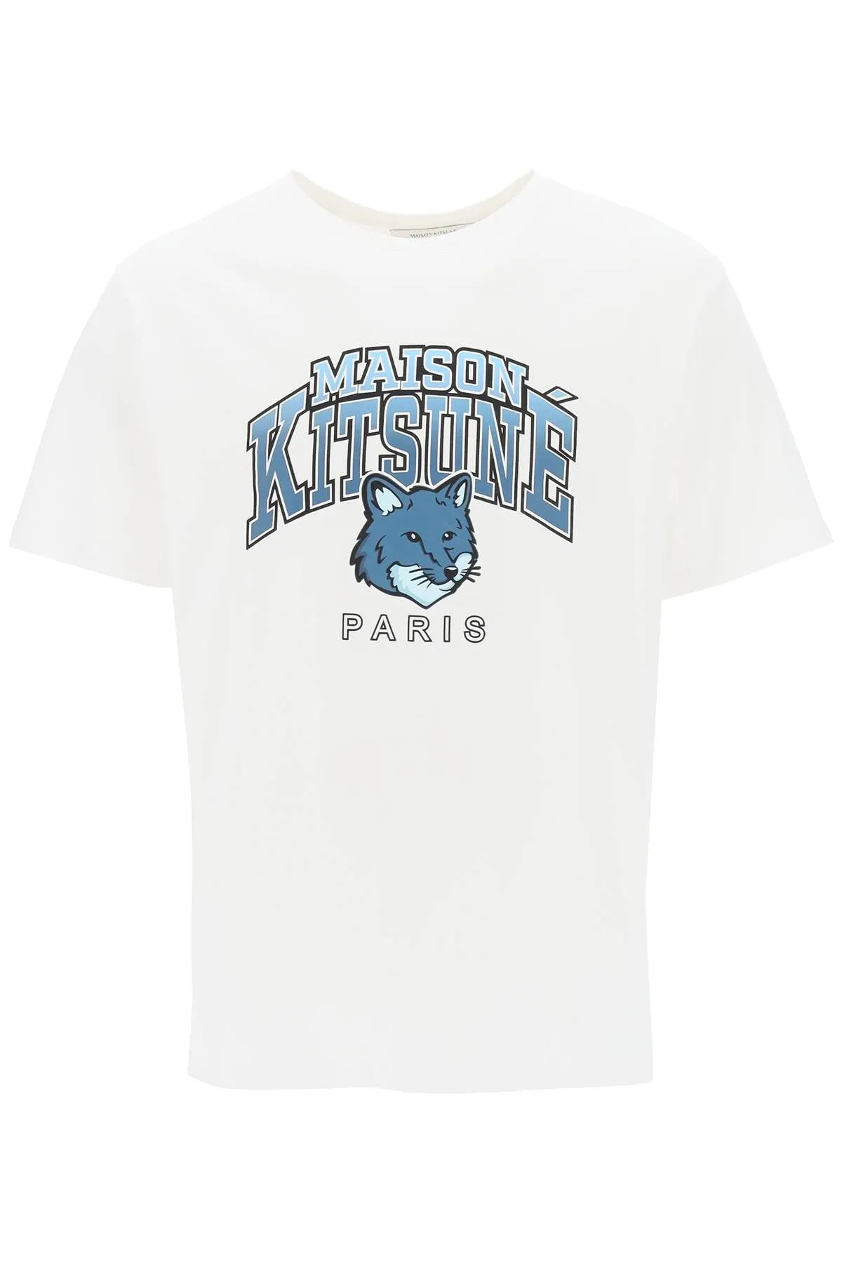 Maison kitsune t-shirt with campus fox print