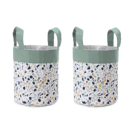 Malpe Storage Bag Set [Grey green/Mustard]