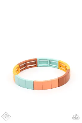 Material Movement - Multi colored bracelet - Paparazzi Accessories