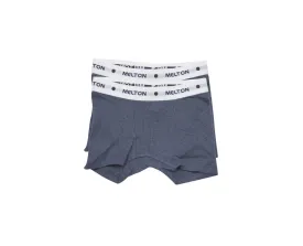 Melton 2-pack Navy Boxer Shorts