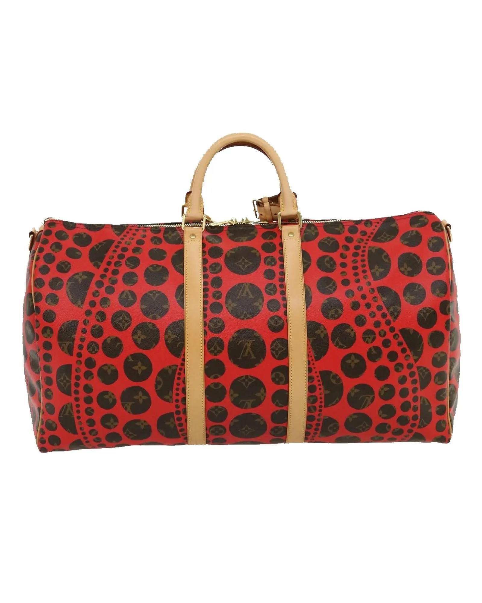 Monogram Yayoi Kusama Keepall Bandouliere55 Bag M40695