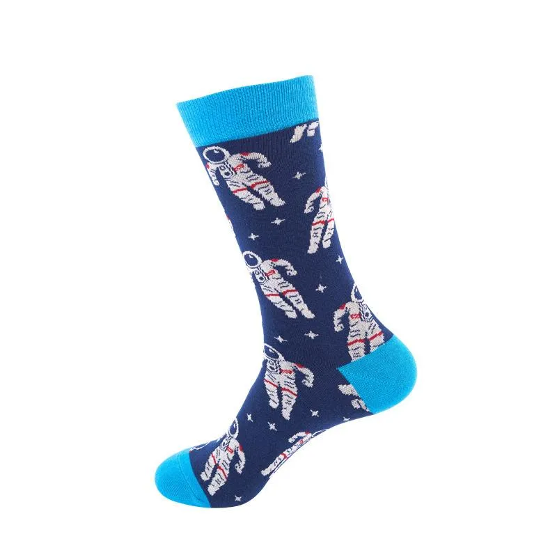 Mox JT Printed Autumn Funny Socks - Multi Color Optional