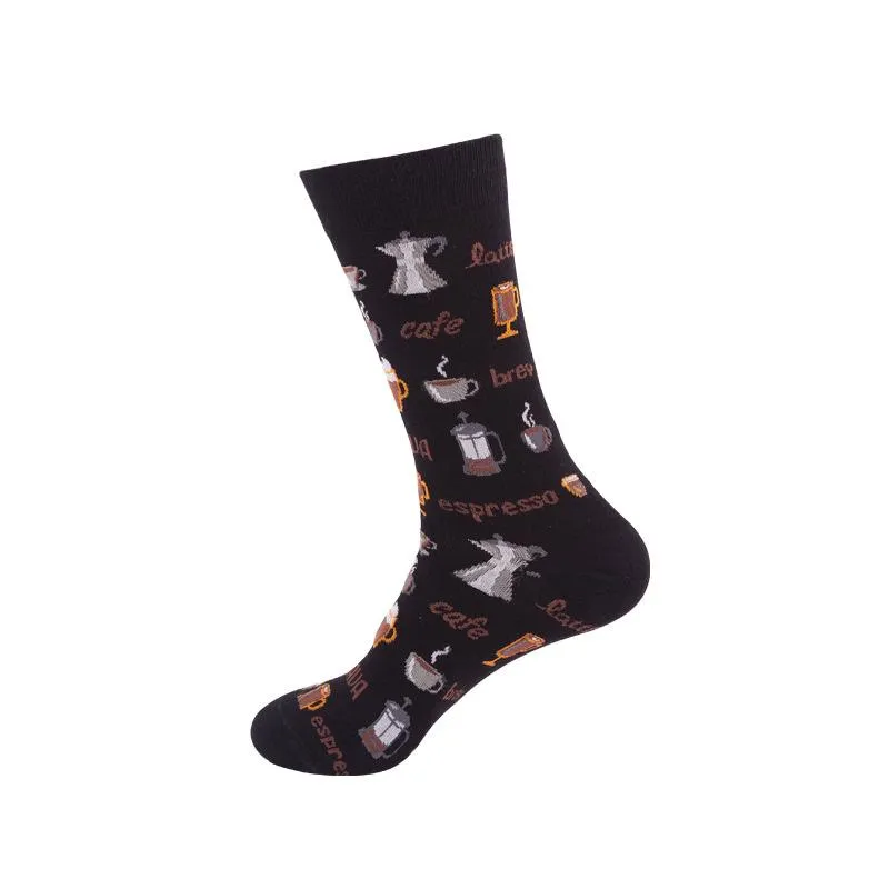 Mox JT Printed Autumn Funny Socks - Multi Color Optional